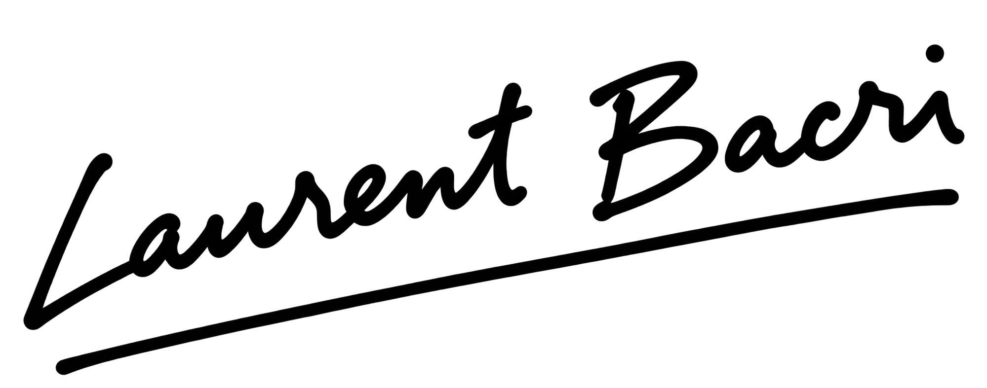 Signature manuscrite officielle de Laurent Bacri